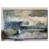 Large 42x61 abstract landscape painting