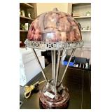 Penshell dome top lamp 21" tall