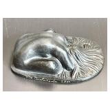 Victor Hugo Castaneda bronze female figure