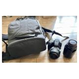 Sony Alpha A65 digital camera w/bag & lens