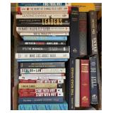 Box of assorted books