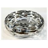 Alessi Italy "Barknest" stainless basket