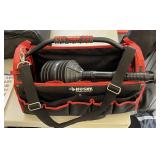 21" Husky tool tote, plunger
