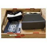 Oculus Gear VR goggles, Sonos speaker,