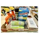 Flat with car care, DampRid, radon detector,