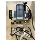 Ryobi 3HP router Model RE600 in flip tote