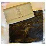 Yves Saint Laurent clutch with dust bag