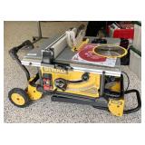 DeWalt portable table saw DWE7491 + blades