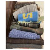 Flat of scarves including cashmere