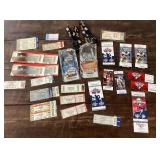 Assorted ticket stubs