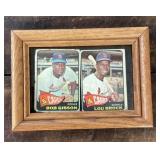 Bob Gibson/ Lou Brock baseball cards