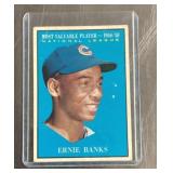 Ernie Banks baseball card