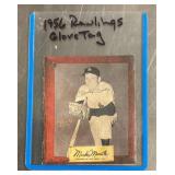 Mickey Mantle glove tag