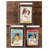 3 Nolan Ryan baseball cards