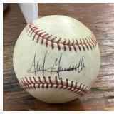 Autographed baseball