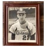 Autographed Dal Maxvill photo