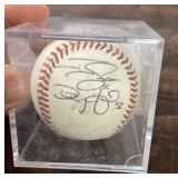 Autographed baseball