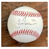 Autographed baseball