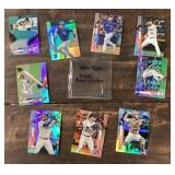 9 Topps Chrome Refractors 2020