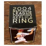 2004 N.L. Champions replica ring