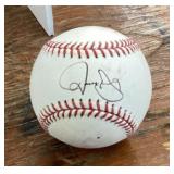 Dominic Brown autographed baseball