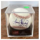 Aaron Cunningham autographed baseball
