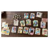 Coca-Cola baseball cards and bottle caps