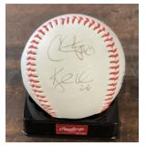 Autographed baseball