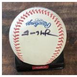 Autographed baseball