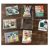 Group of football cards