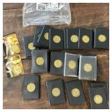 Group of 1997 Pinnacle Mint Coins