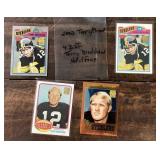 4 Terry Bradshaw football cards