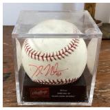 Autographed baseball