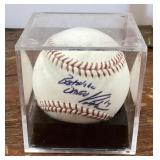 Autographed baseball