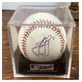 James Loney autographed baseball