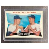 Mantle & Boyer baseball card