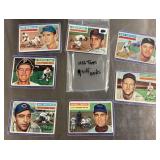 1956 Topps baseball card lot