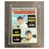 1970 Thurman Munson rookie card