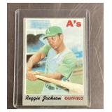 1970 Topps Reggie Jackson baseball card