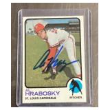 Al Hrabosky autographed baseball card