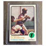 1973 Topps Roberto Clemente baseball card