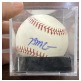 Brian McCann autographed baseball