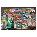 Group of sports magazines