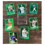 2013 Topps green foil baseball card lot