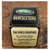 Cardinals 2006 World Champions replica ring