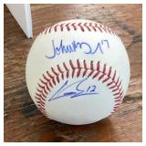 Autographed baseball
