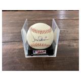 Autographed baseball