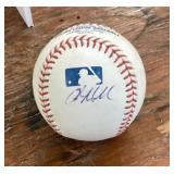Autographed baseball