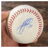 Autographed baseball