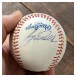 Autographed baseball